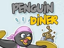 Jeu gratuit en ligne sur les animaux - Penguin Diner - Restaurant Pingouin